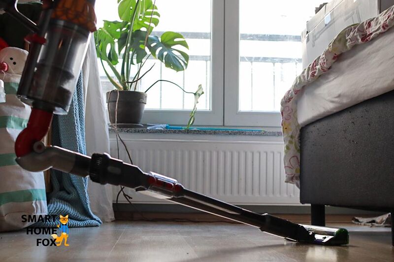 Flexadapter im Einsatz unter dem Bett